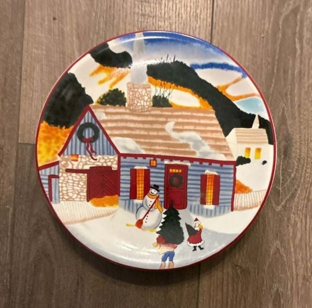 Steven Klein Winter's Eve American Folk Art Collector Plate
